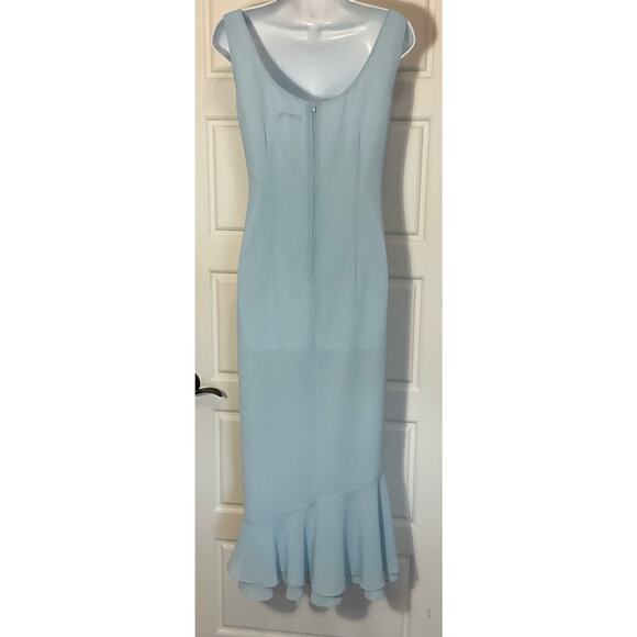 Mother/Grandmother of the Bride Blue 2pc Long Formal Gown w/Jacket 12 - Picture 9 of 10